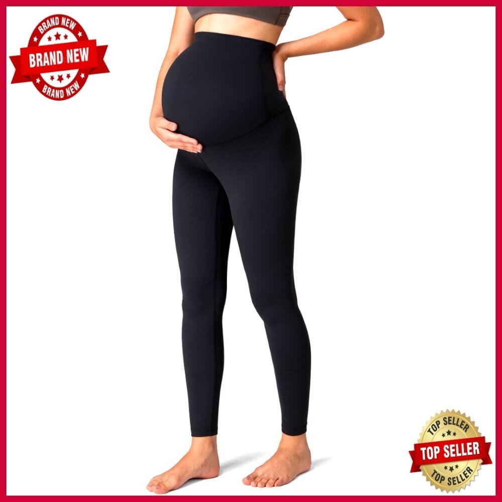 Maternity Leggings Over Belly 25/28 Inseam Soft Workout Yoga Pants